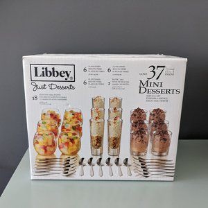 Libbey 37 pc Mini Dessert Set